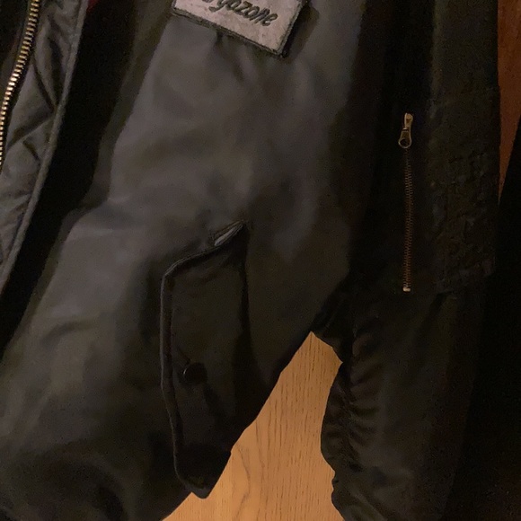 Black Bomber Jacket - Picture 4 of 8